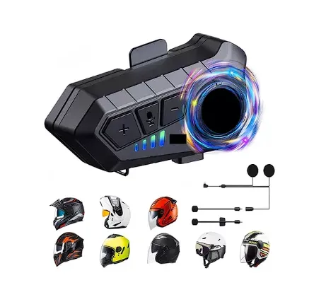 Intercomunicador Kr-m1 Bluetooth Moto Casco Manos Libres