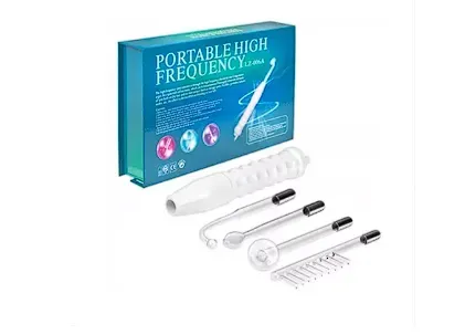 Alta Frecuencia Portátil Facial Y Corporal 4 Electrodos