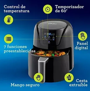 Freidora De Aire Digital Oster 4 Litros 