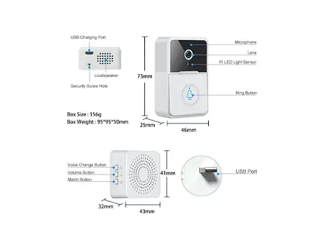 Cámara Timbre Video Wifi Mini-Doorbell