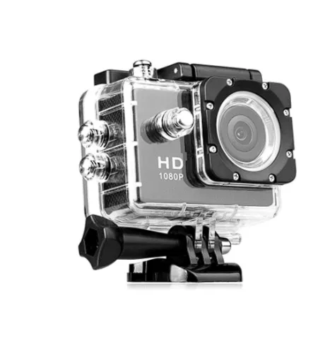 Camara Deportiva Sumergible Con Accesorios Full Hd 1080p 