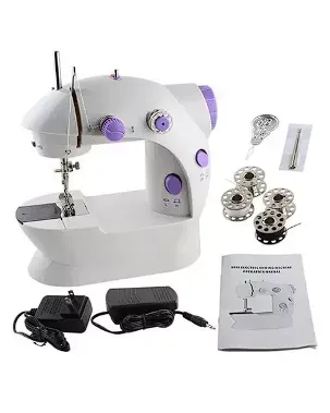 Maquina De Coser Portátil Mini Sewing Machine 4 In1 Color Blanco 