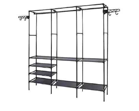 Organizador Closet Calzado Perchero 3 Espacios Multifuncion