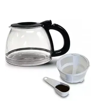 Cafetera Home Elements 12 Tazas Negra