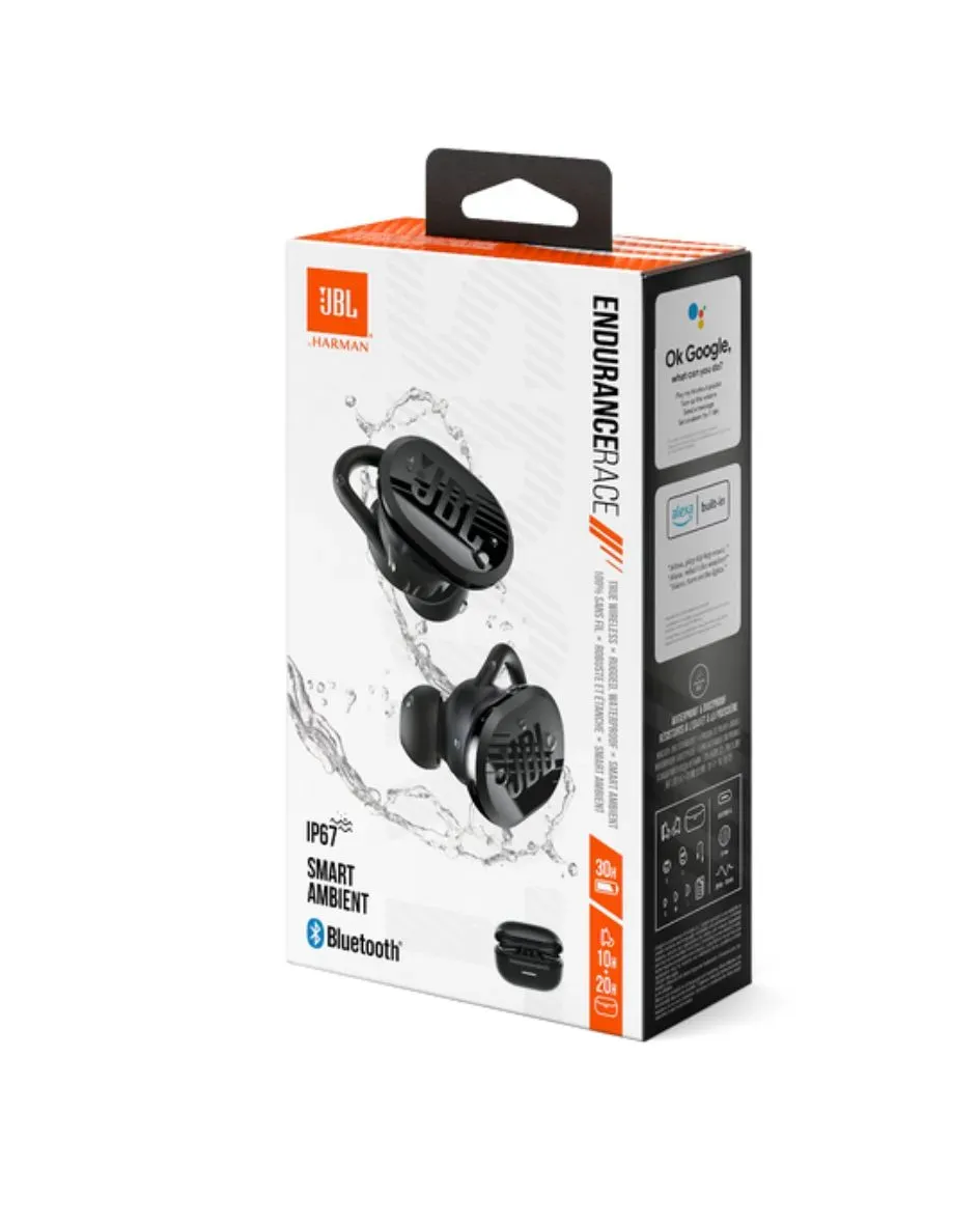 Audifonos Inalambricos JBL Endurance Race Tws Negro 