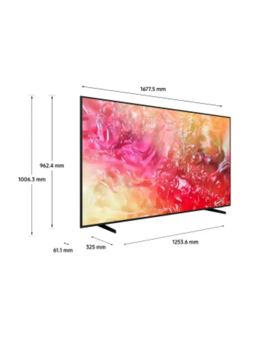 Televisor Smart Tv Samsung  50" UHD DU7000 Negro 