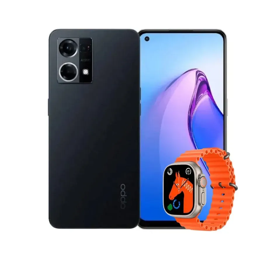 Celular Oppo Reno 7 8/256GB Negro + Obsequio Reloj 