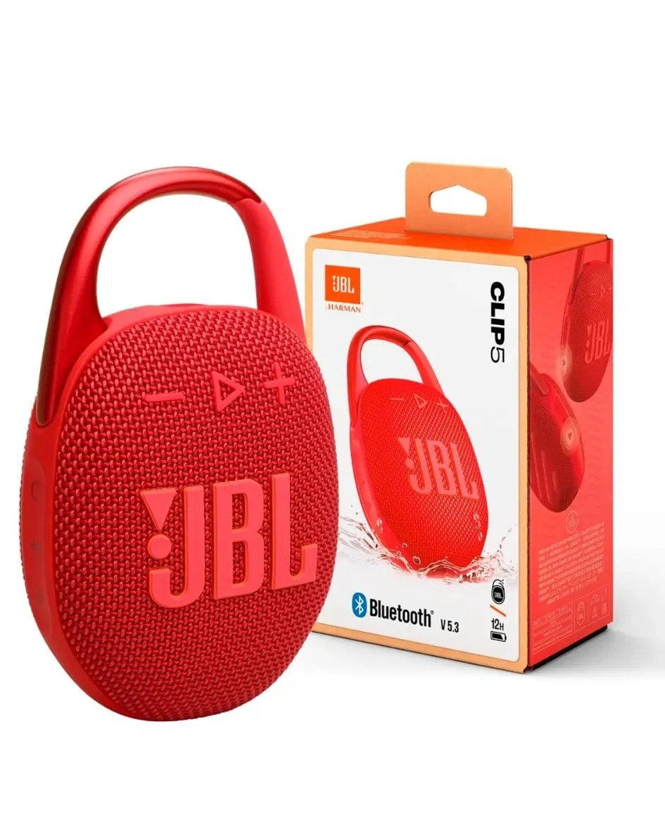 Parlante JBL Bluetooth Clip 5 Rojo