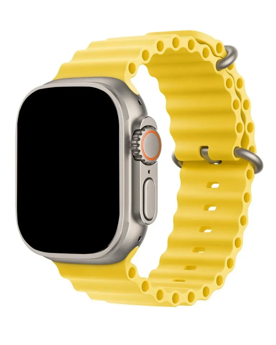 Reloj Smartwatch Mobulaa X8 Ultra Plus Amarillo 