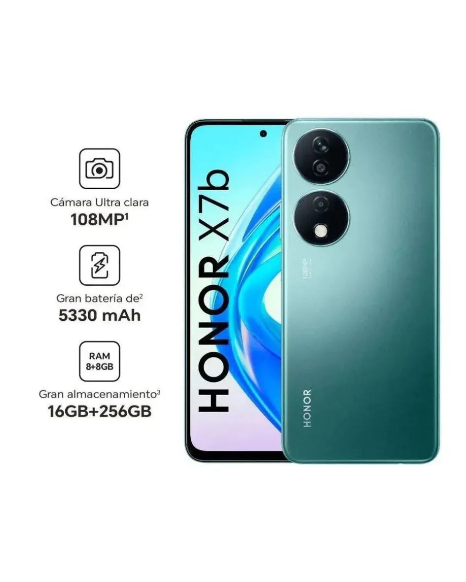 Celular Honor X7B 8/256GB Verde