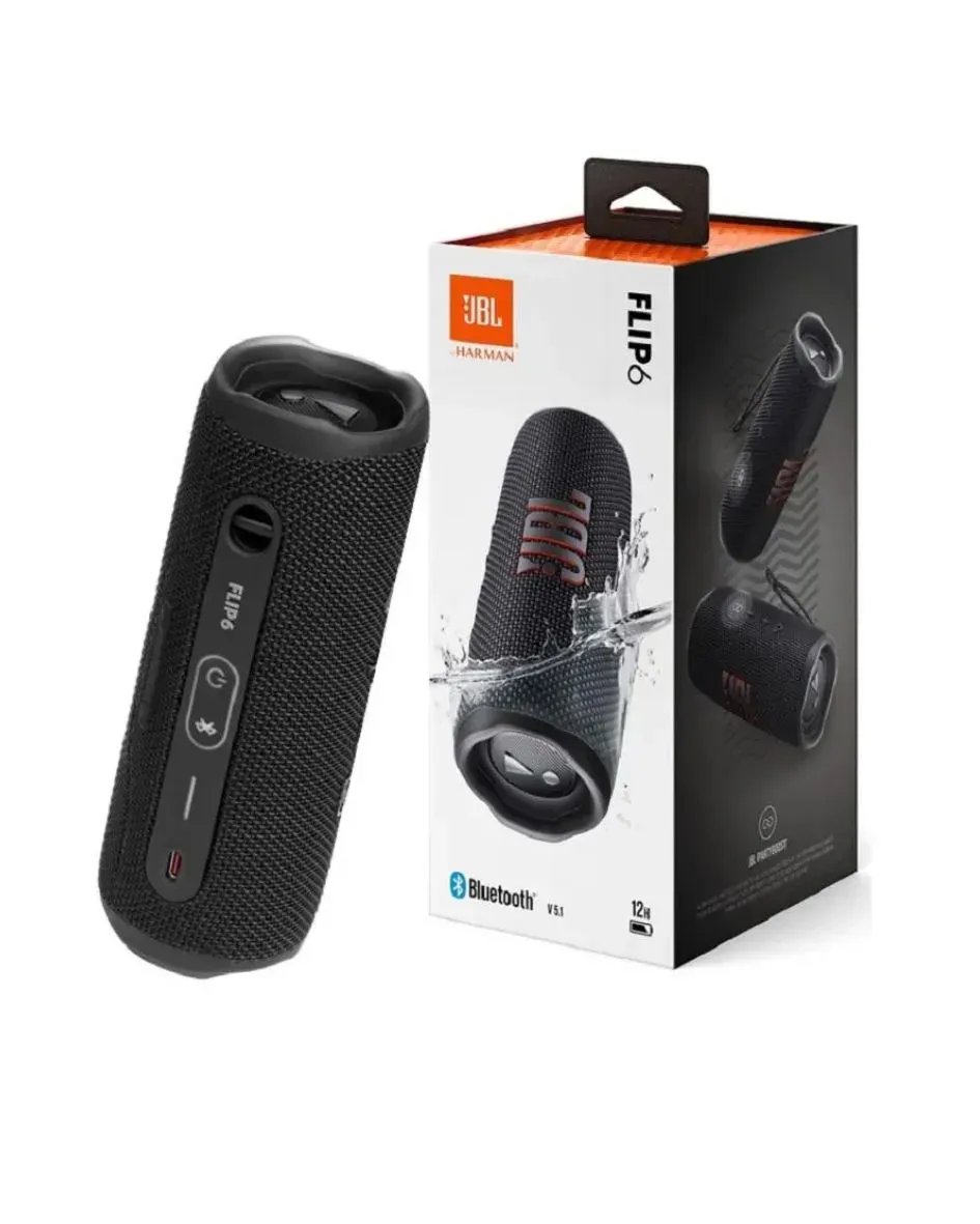 Parlante JBL Bluetooth Flip 6 Negro 