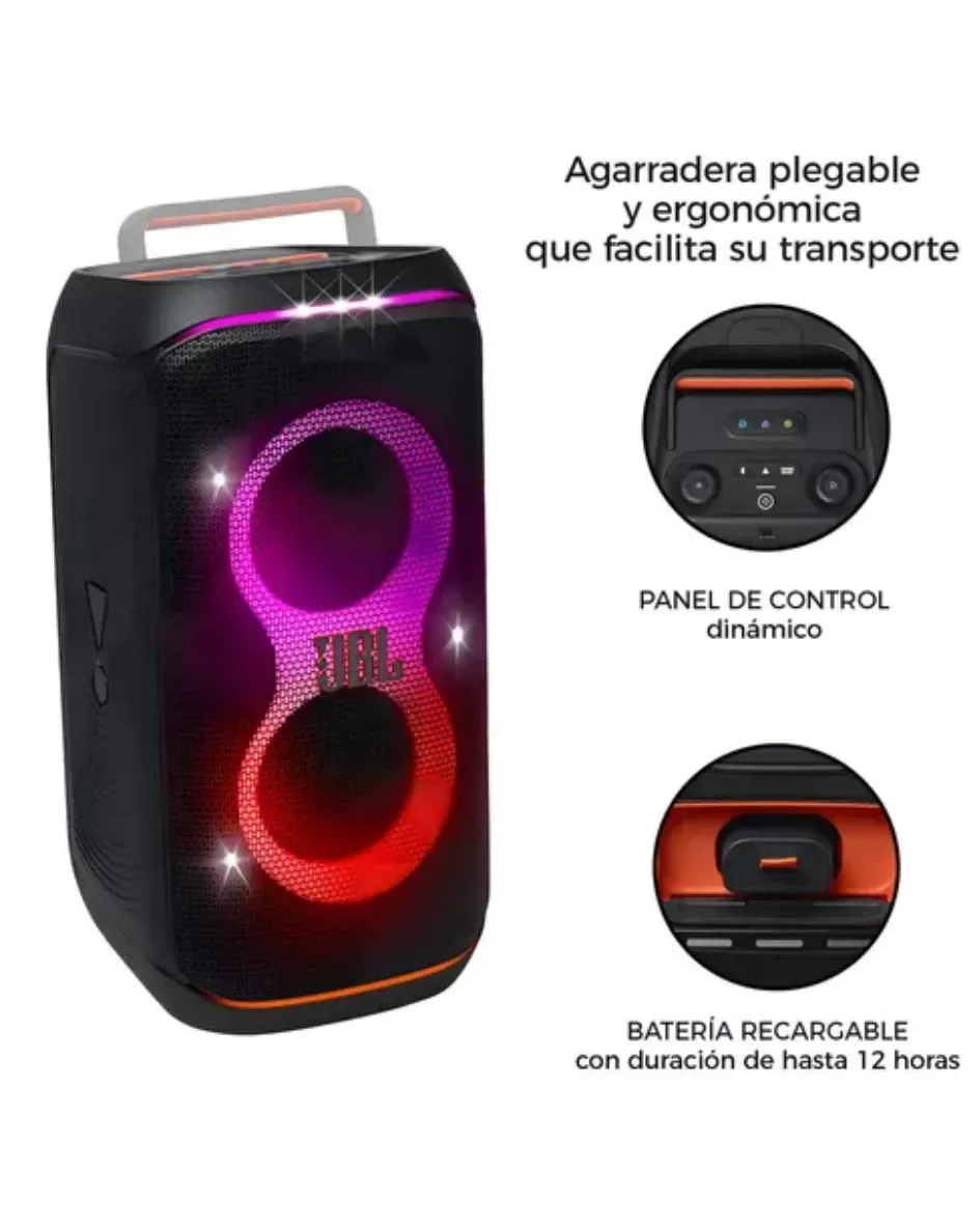 Parlante JBL Bluetooth Partybox Club 120 Negro