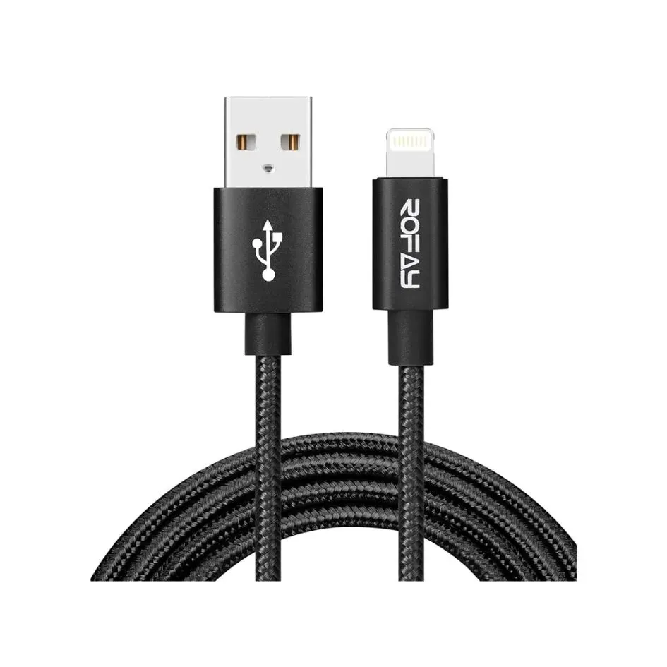 Cable Iphone 1 Hora Negro