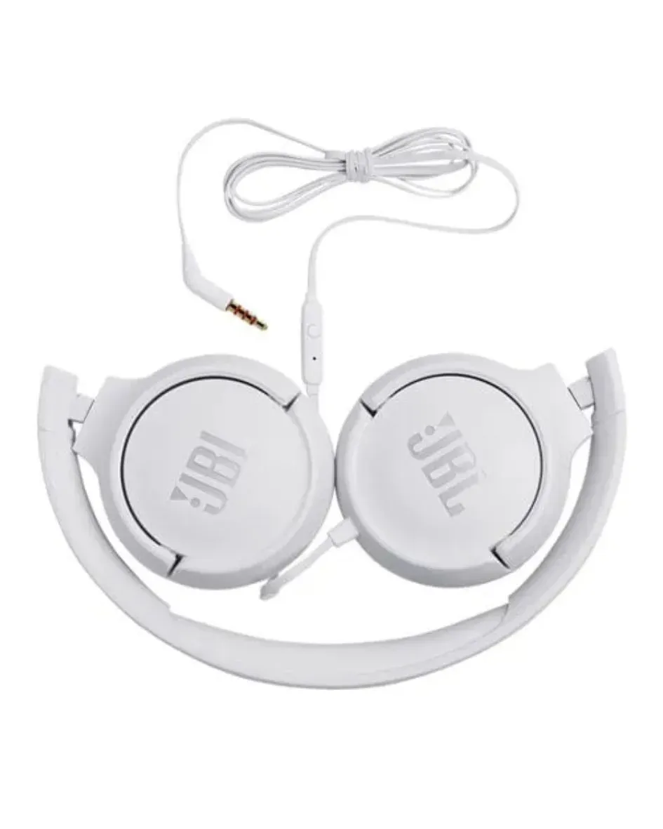 Audifonos Diadema Alambrico JBL Tune 500 Blanco