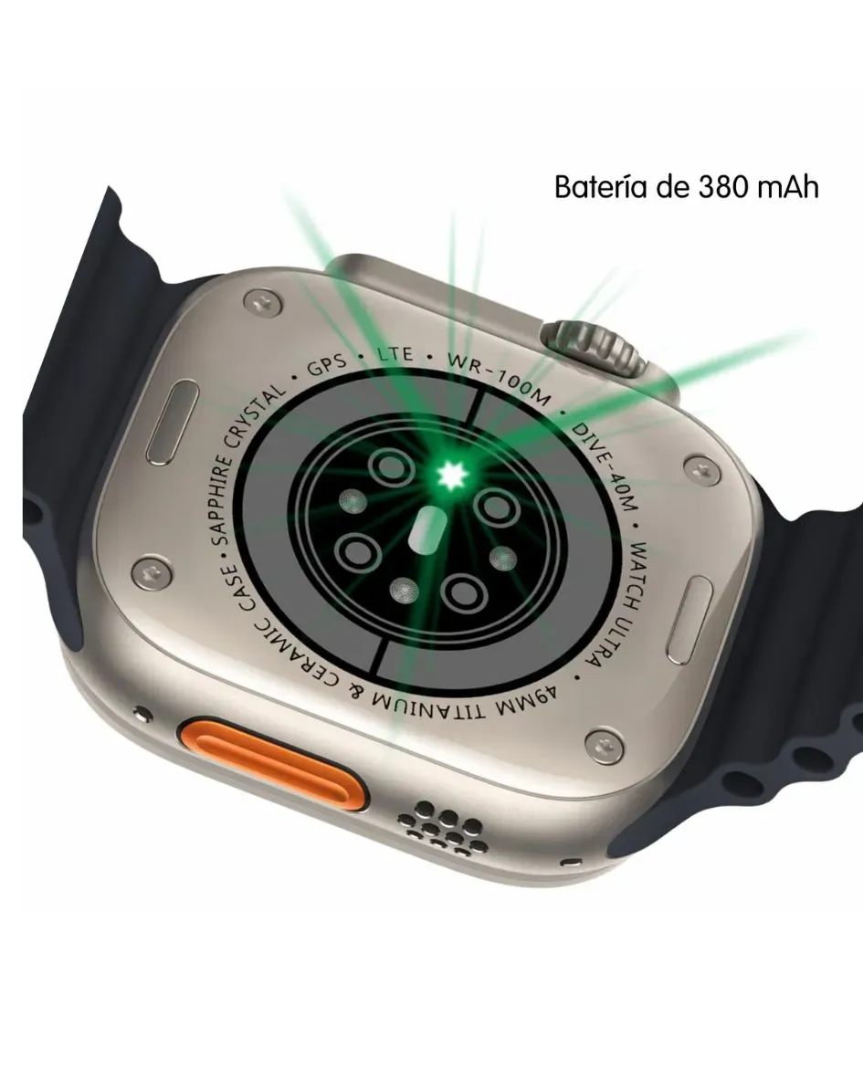 Reloj Smartwatch Mobulaa X8 Ultra Plus Verde 