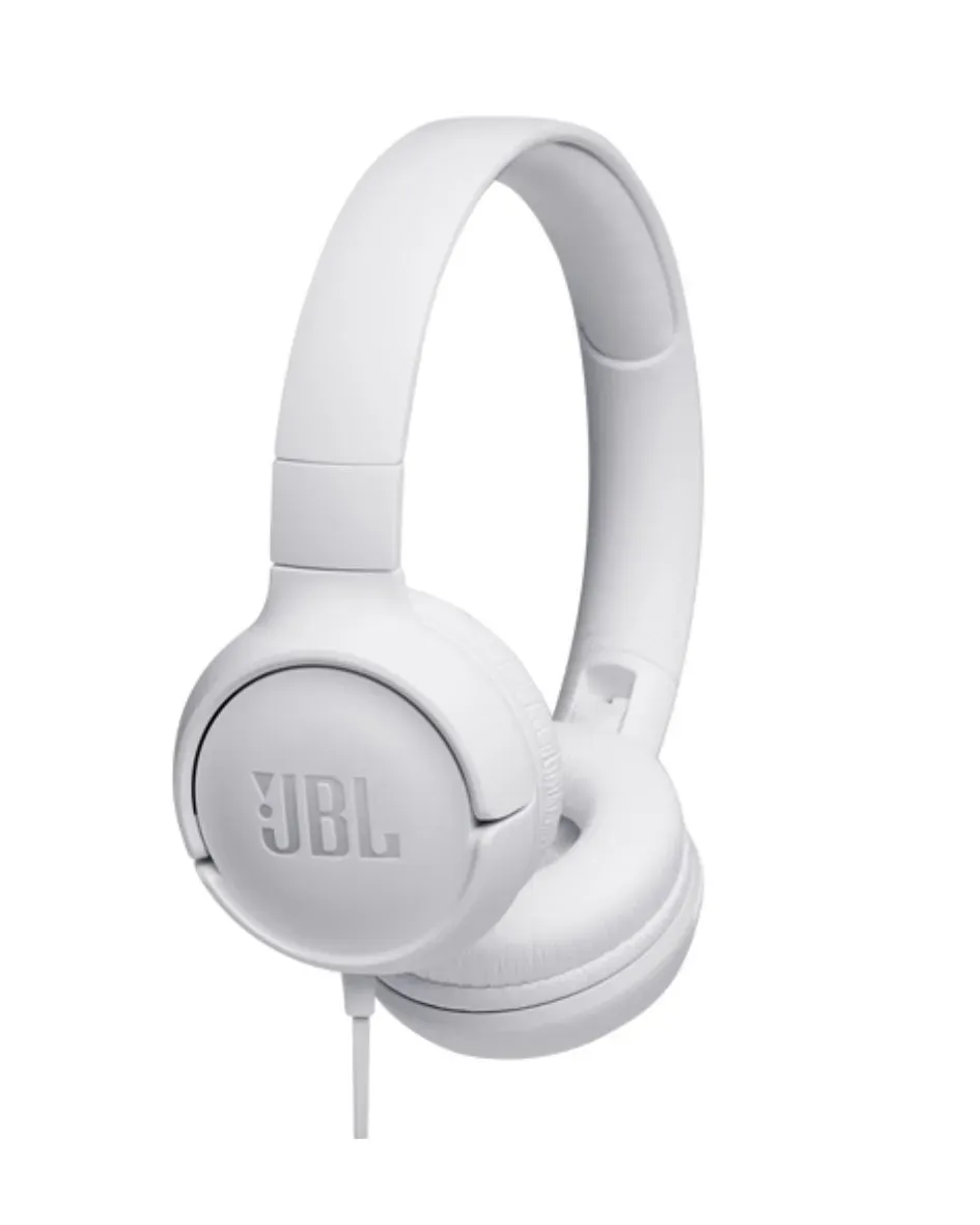 Audifonos Diadema Alambrico JBL Tune 500 Blanco