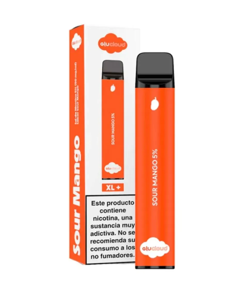 Vapeador Large Naranja con 5% De Nicotina 