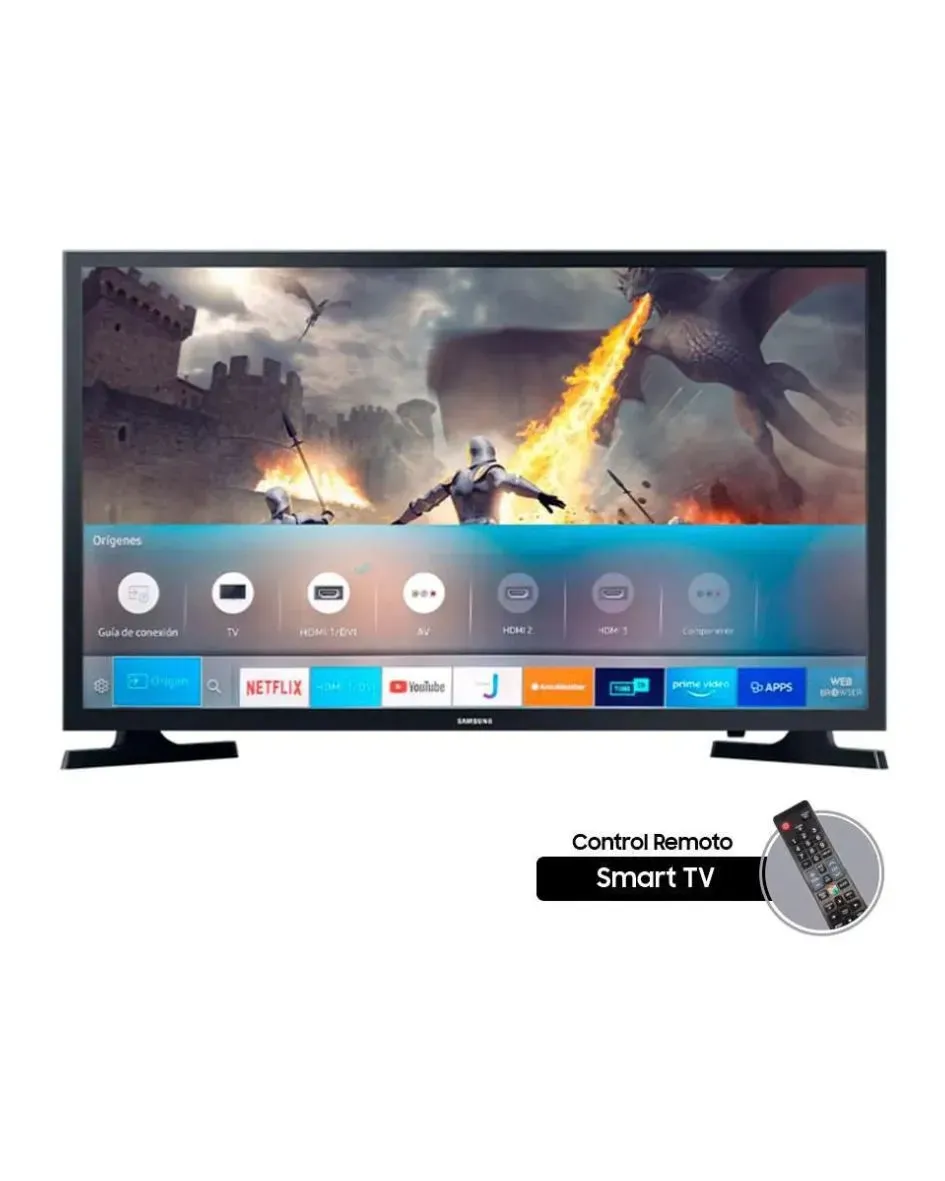 Televisor Smart Samsung Tv 32" HD T4300 Negro 