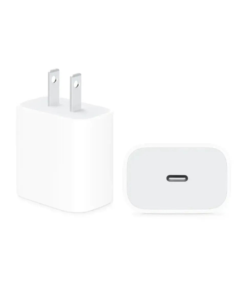 Cubo Cargador Apple 20W Blanco  