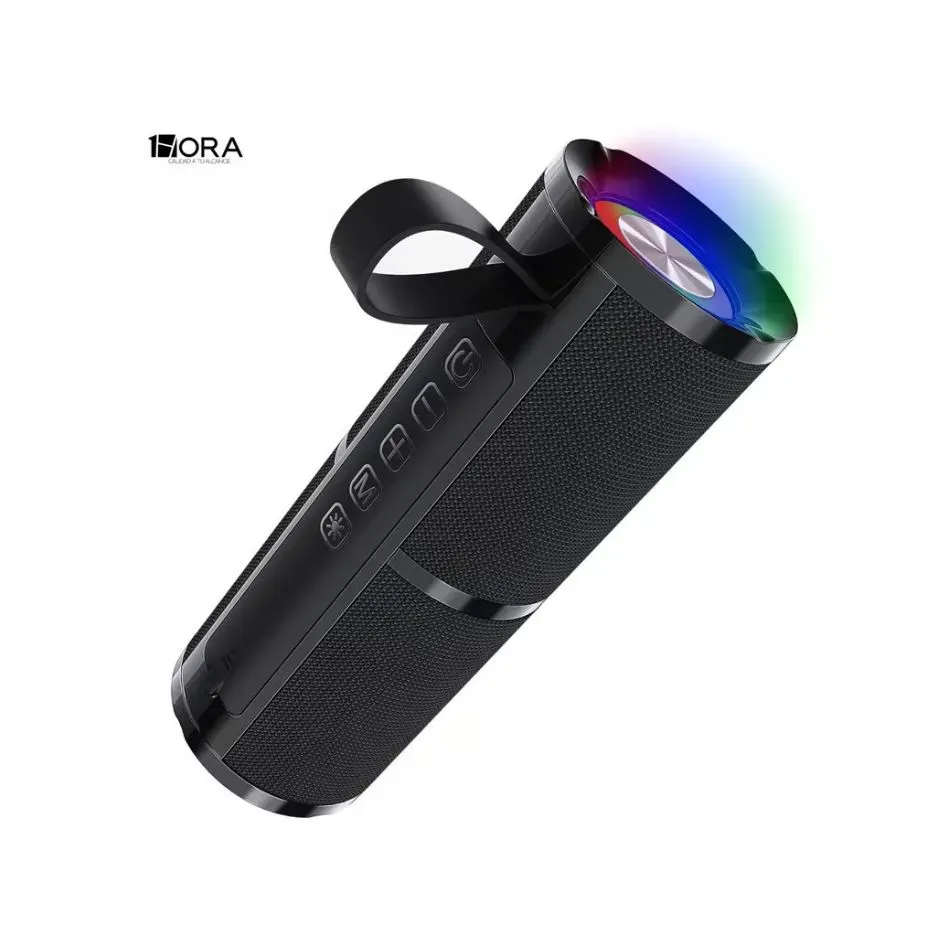 Bocina Portatil Bluetooth 1 hora Negro 