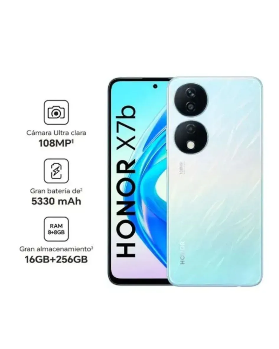 Celular Honor X7B 8/256GB Plata 