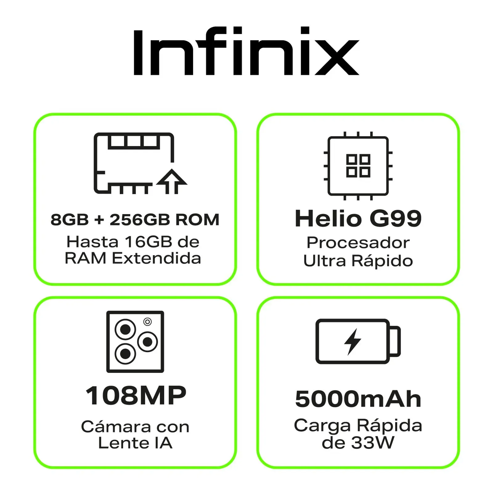 Celular Infinix Hot 40 Pro 6.78" 256GB 8Gb Azul + Audífonos