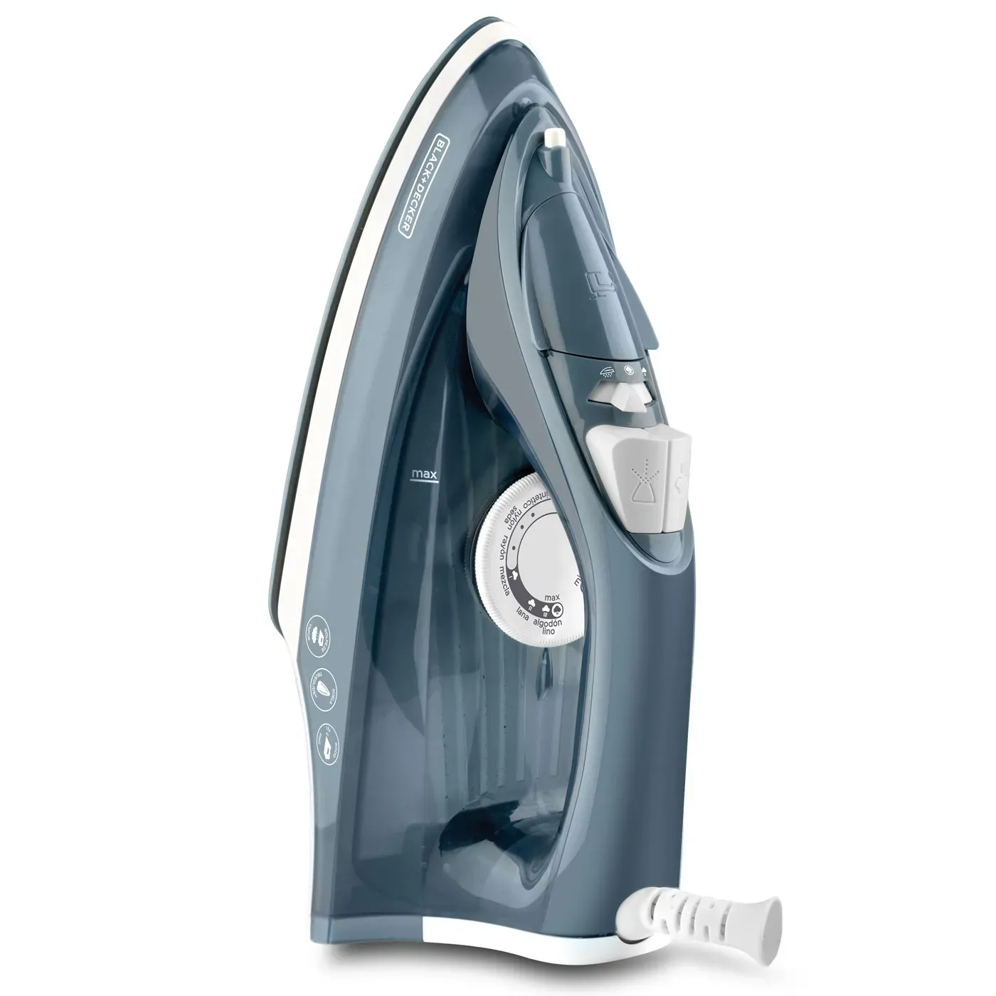 Plancha de Ropa BLACK & DECKER Vapor IRBD300 Trueglide Azul