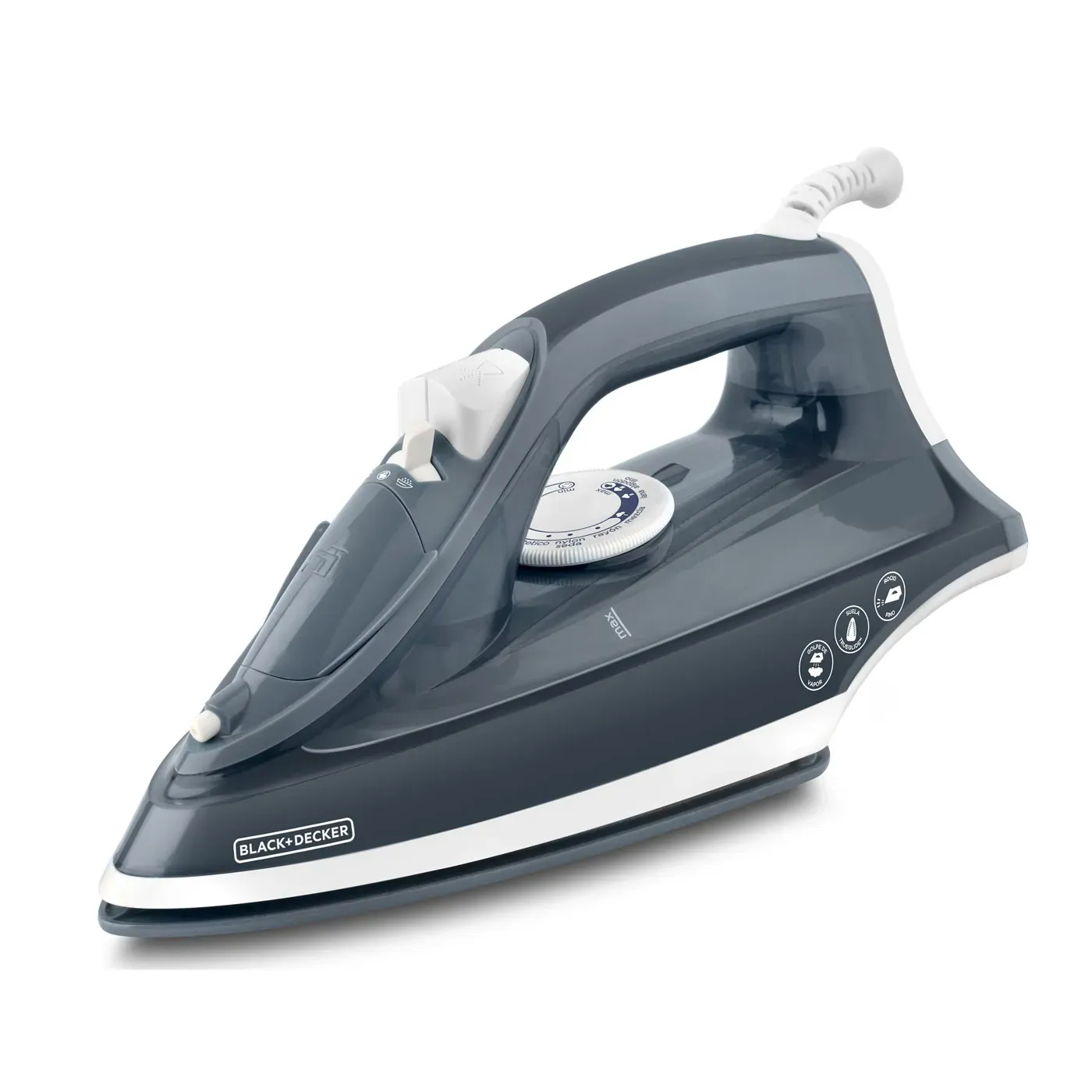 Plancha de Ropa BLACK & DECKER Vapor IRBD300 Trueglide Azul