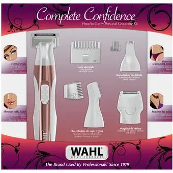 Kit Depiladora Confidence Personal Para Dama Wahl  Original 05604-108 Rosado