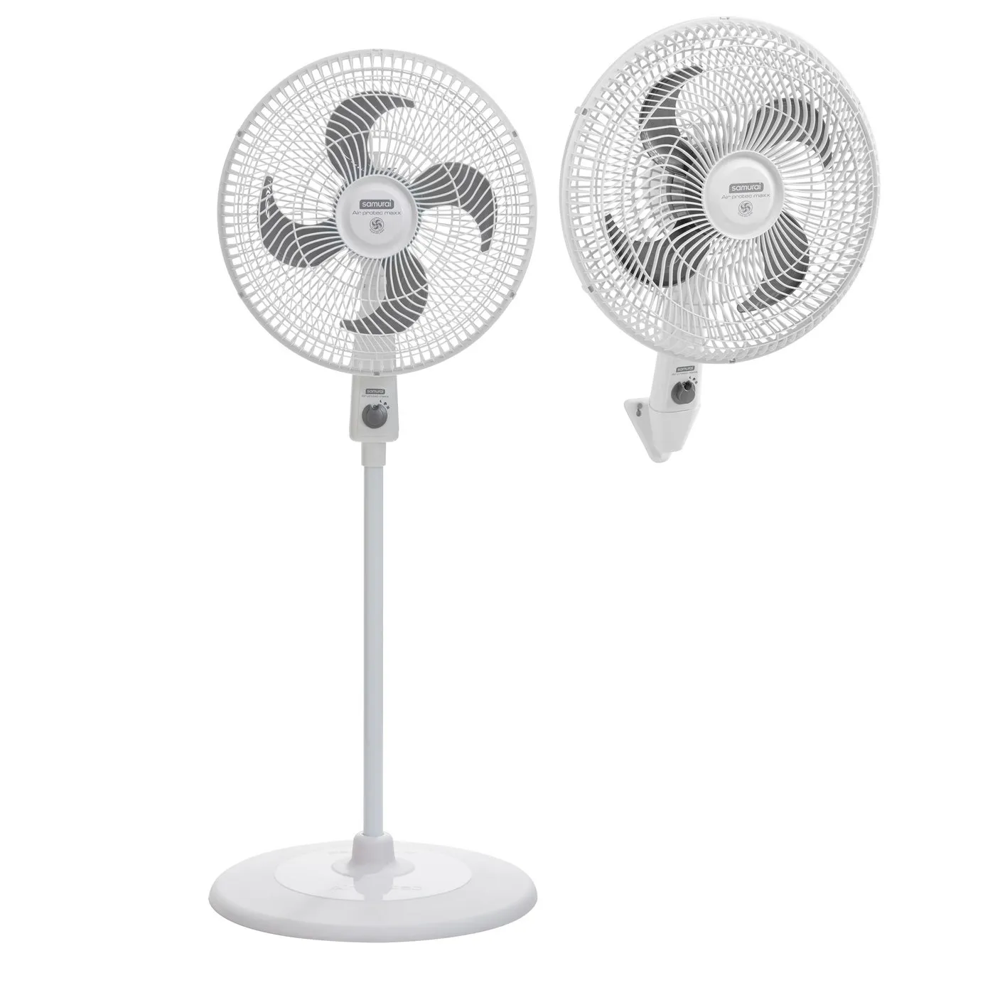 Ventilador 2en1 SAMURAI Airprotec Maxx Blanco