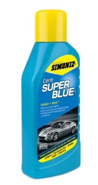 Cera Super Blue Simoniz Automóvil  600 Ml 7702155340309