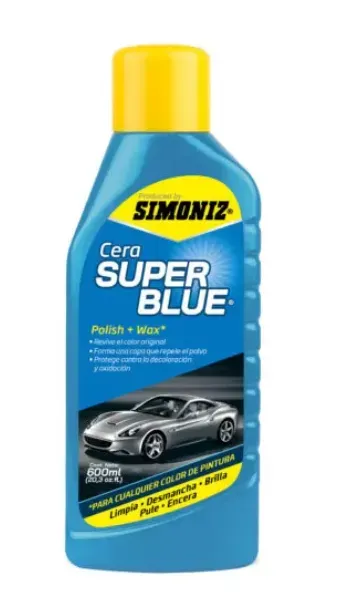 Cera Super Blue Simoniz Automóvil  600 Ml 7702155340309