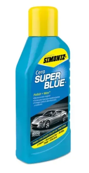 Cera Super Blue Simoniz Automóvil  600 Ml 7702155340309