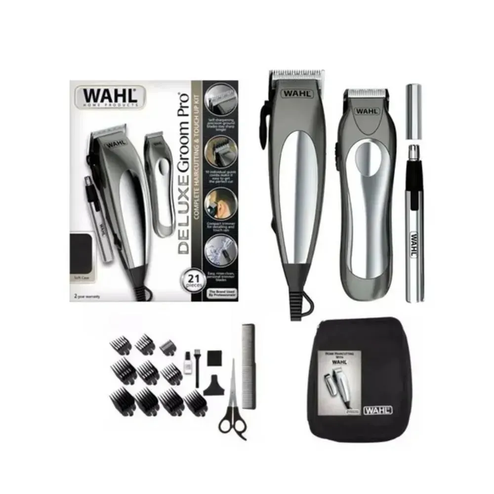 Maquina Peluquera Wahl 21 Piezas Deluxe Groom Pro 79305-3608