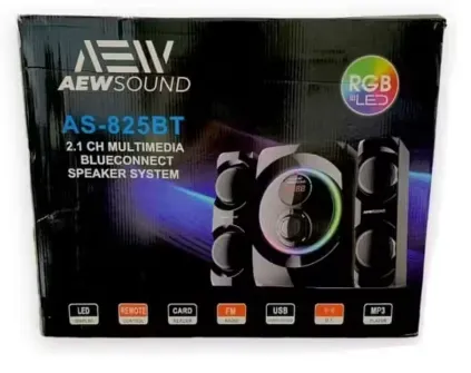 Teatro En Casa AEW Bluetooth Control Led Música Sonido (Monzu) Ref: 825BT