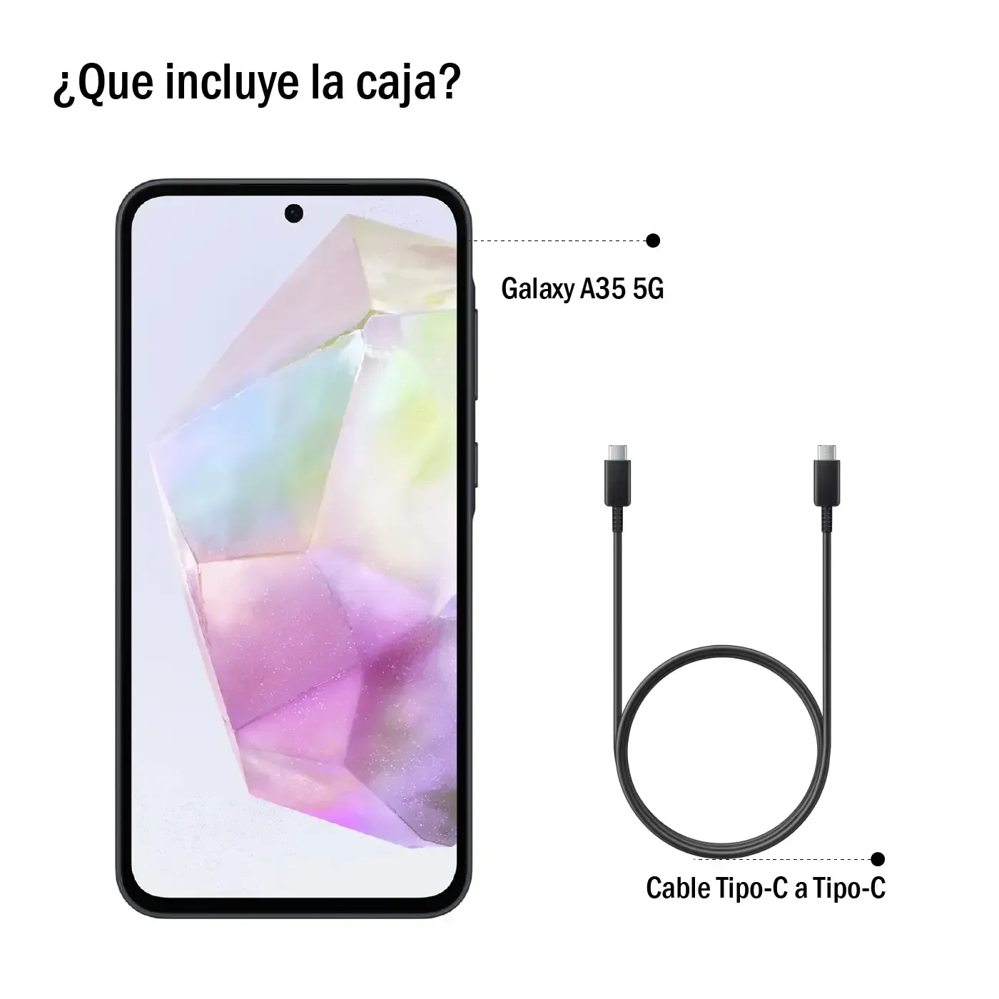 Celular SAMSUNG A35 256GB 5G Azul Oscuro+Audifonos