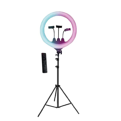 Aro De Luz RGB (45 cm) + Trípode Para Selfie Aro45cm