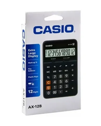 Calculadora Escritorio Casio (T-M) Ref: AX-12B
