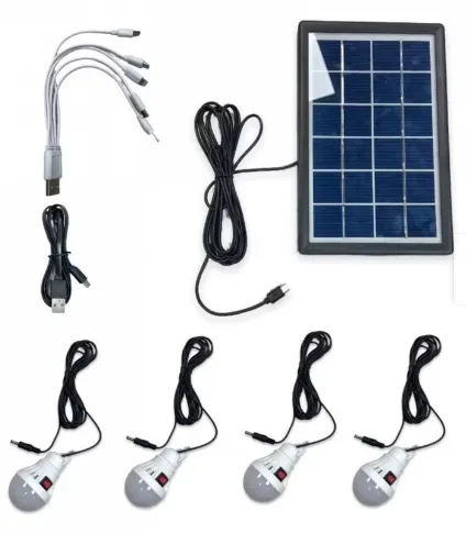 Parlante Planta Solar Recargable 4 Bombillos Beck Play (T-M) Ref: BP-PL087SL