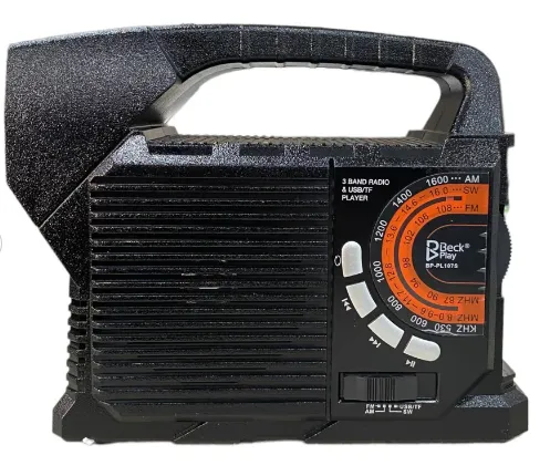 Radio Parlante, Planta Solar Recargable Bt Am, Fm (T-M) Ref: BP-PL107S