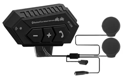 Intercomunicador Para Casco De Moto Impermeable (T-M) Ref: BT-12B