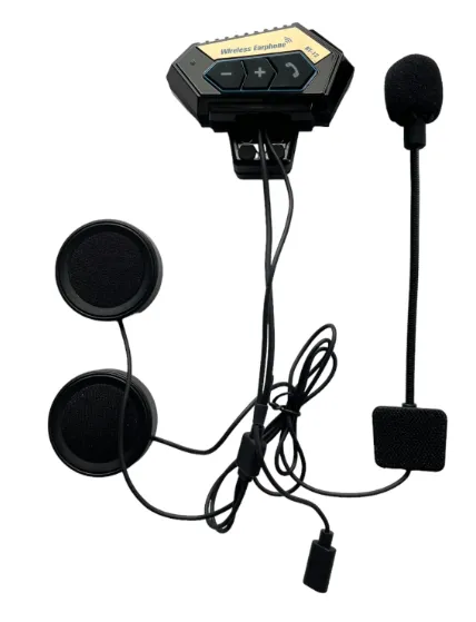 Audífonos Recargables Bt Para Casco Moto (T-M) Ref: BT12-2