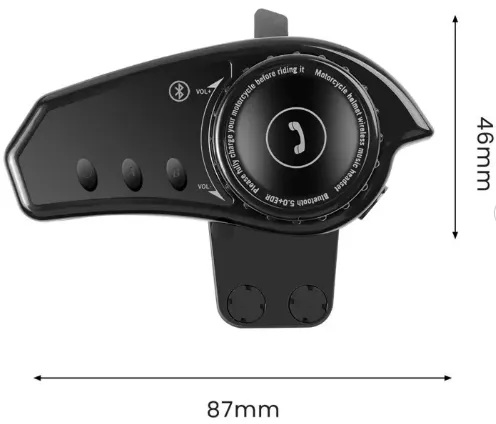 Audífonos Recargables, Bt Para Casco Moto Estéreo (T-M) Ref: BT35 
