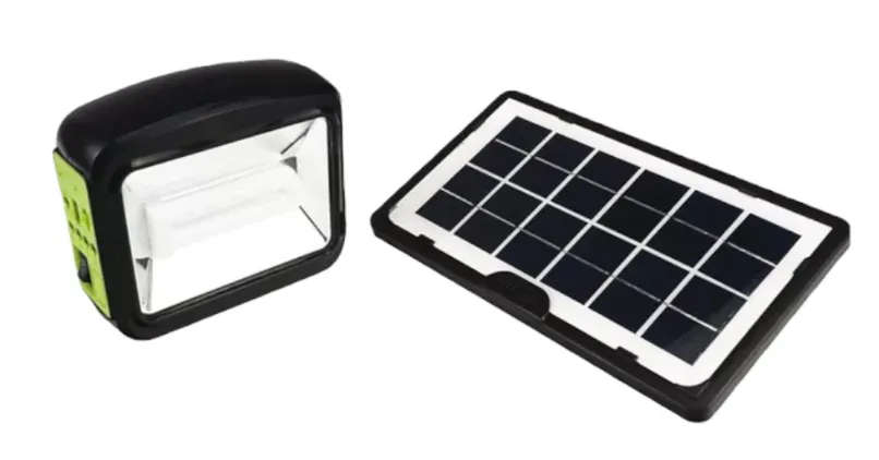 Lampara Solar, 4w, 3 Bombillos, Lampara Frontal (T-M) Ref: CL-01