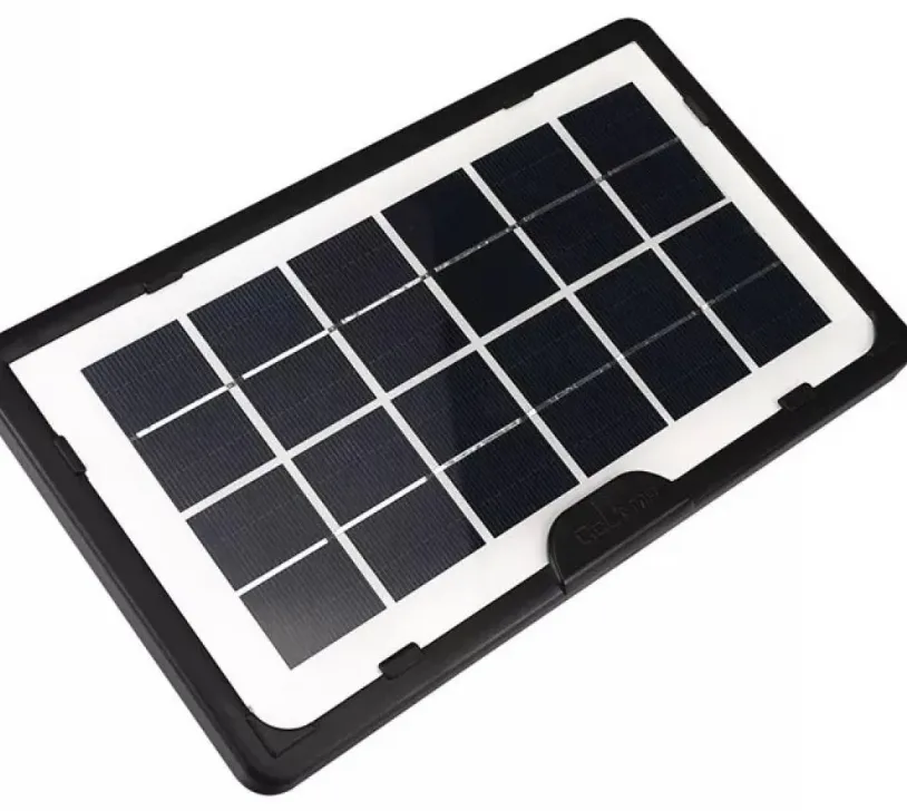 Lampara Solar, 4w, 3 Bombillos, Lampara Frontal (T-M) Ref: CL-01