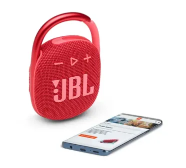 Parlante JBL Inalámbrico Bluetooth 5W Rojo (T-M) Ref: CLIP-4