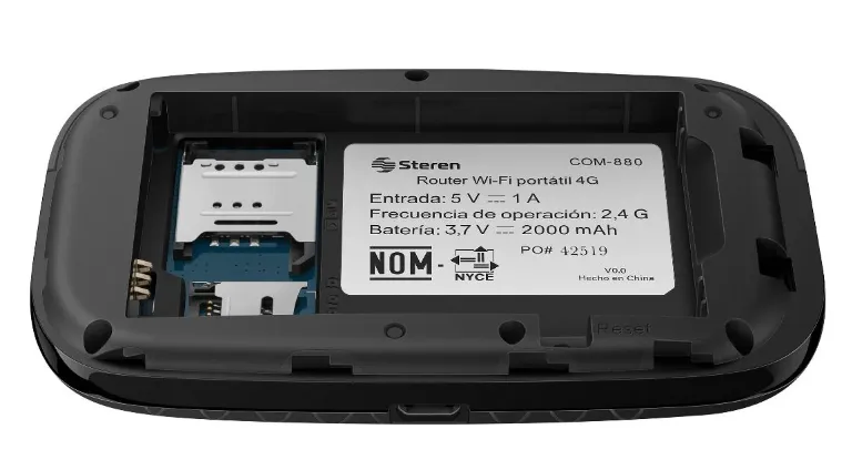 Router Wifi Portátil 4G Steren 300mb/S (T-M) Ref: Com-880