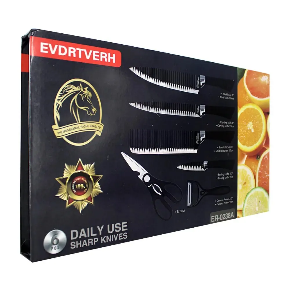 Set De Cuchillos Evdrtverh Er-0238a