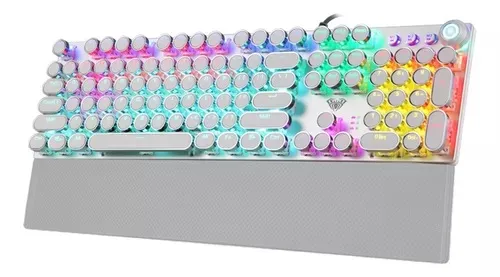 Teclado Redondo Para Juegos Mecánicos Aula F2088