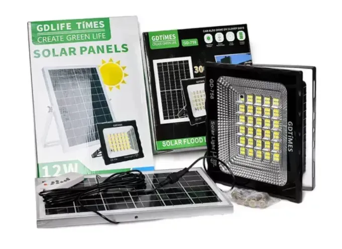 Reflector Panel Solar, Lampara Led, Control Remoto 300w (Huge) Ref: GD-758